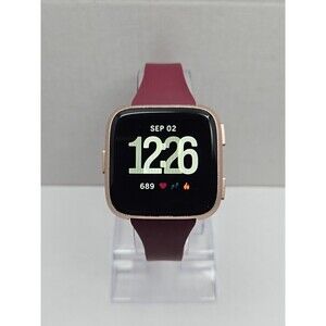Fitbit Versa FB504 Smartwatch Heart Rate Bluetooth Activity Tracker W Charger